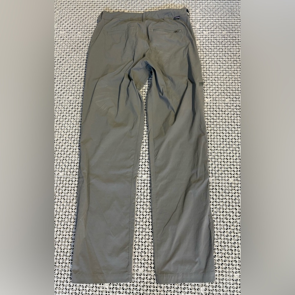 Patagonia Women’s Cargo Trail Hiking Walking Pants in Gray w/Drawstring - Picture 2 of 9